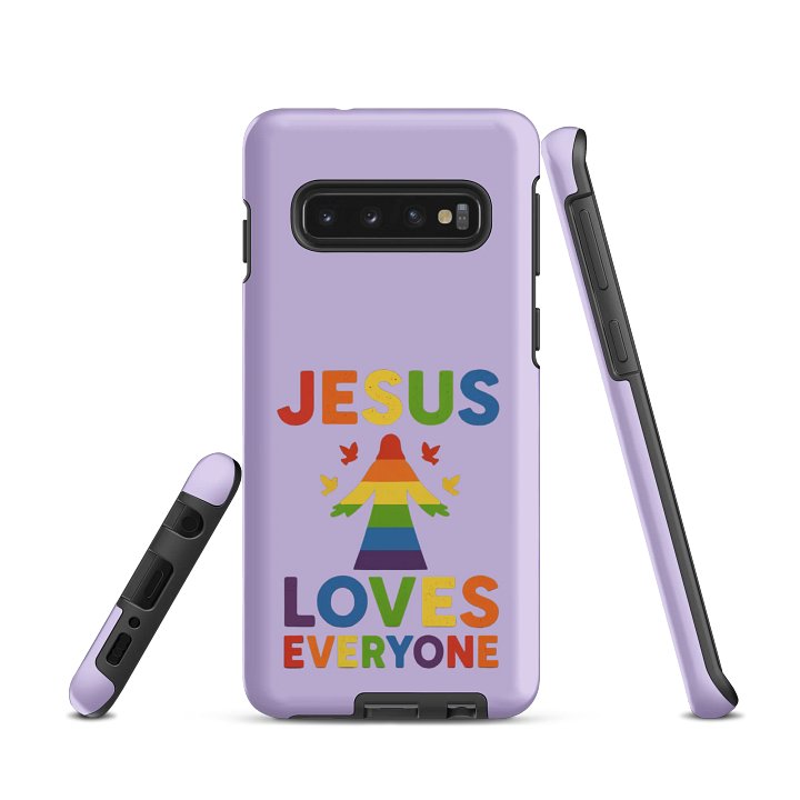 Rainbow Jesus Loves Everyone Samsung Case product image (1)