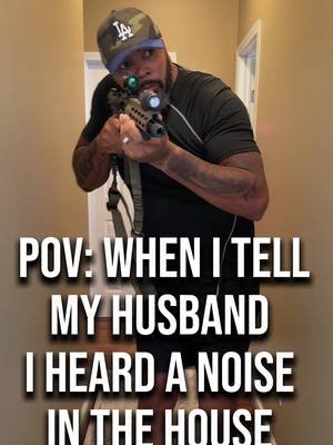 Wife: “Babe… I heard a noise.” 👀 Me: Say less. Seal Team Beast has been activated. 🫡😂 Married men… you clearing the house too or nah? #MarriageHumor #HusbandLife #MarriedLife #CouplesHumor #fypシ 