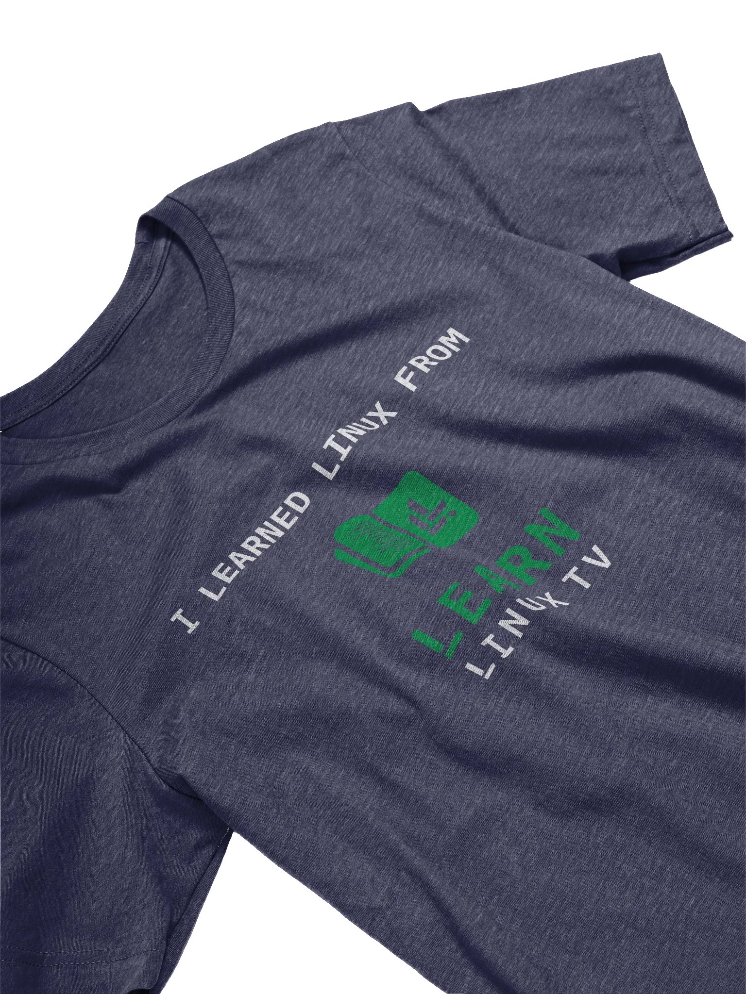 "I Learned Linux From Learn Linux TV" T-Shirt product image (3)