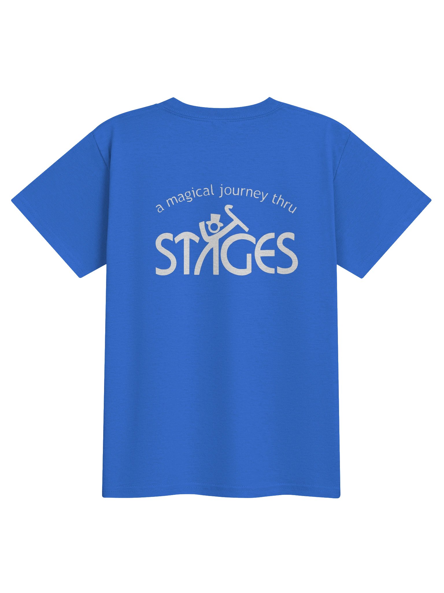 Kid's T: "I can't I have rehearsal!" Stages Logo on back product image (8)