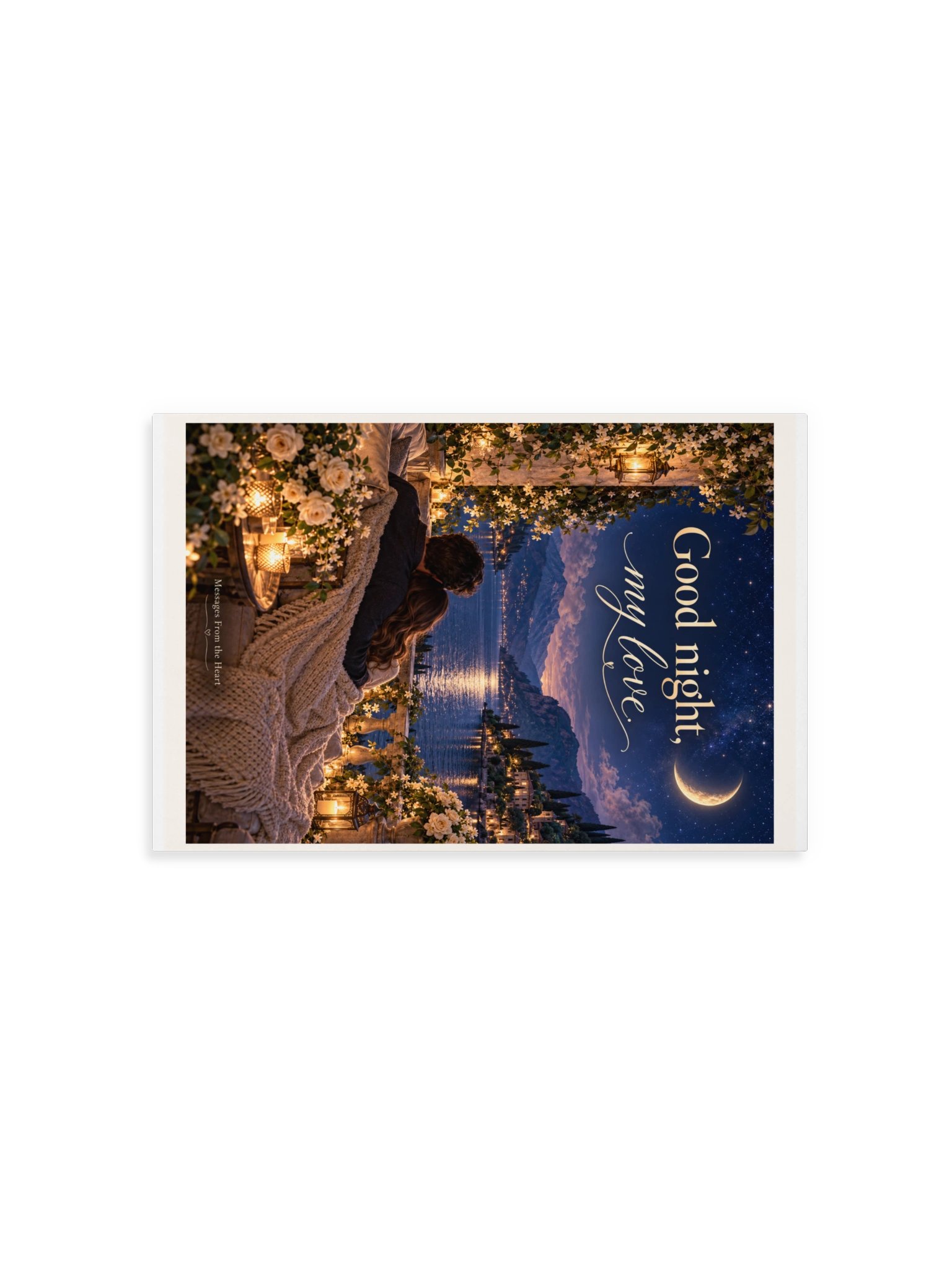 Good Night, My Love — Physical QR Greeting Card product image (9)
