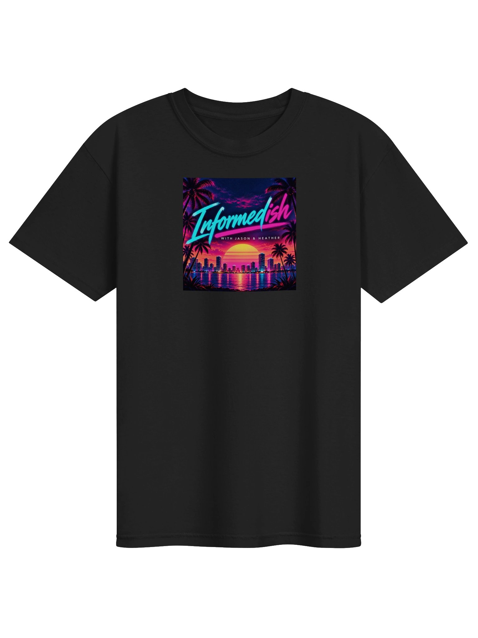 Informedish Neon Sunset Tee product image (1)