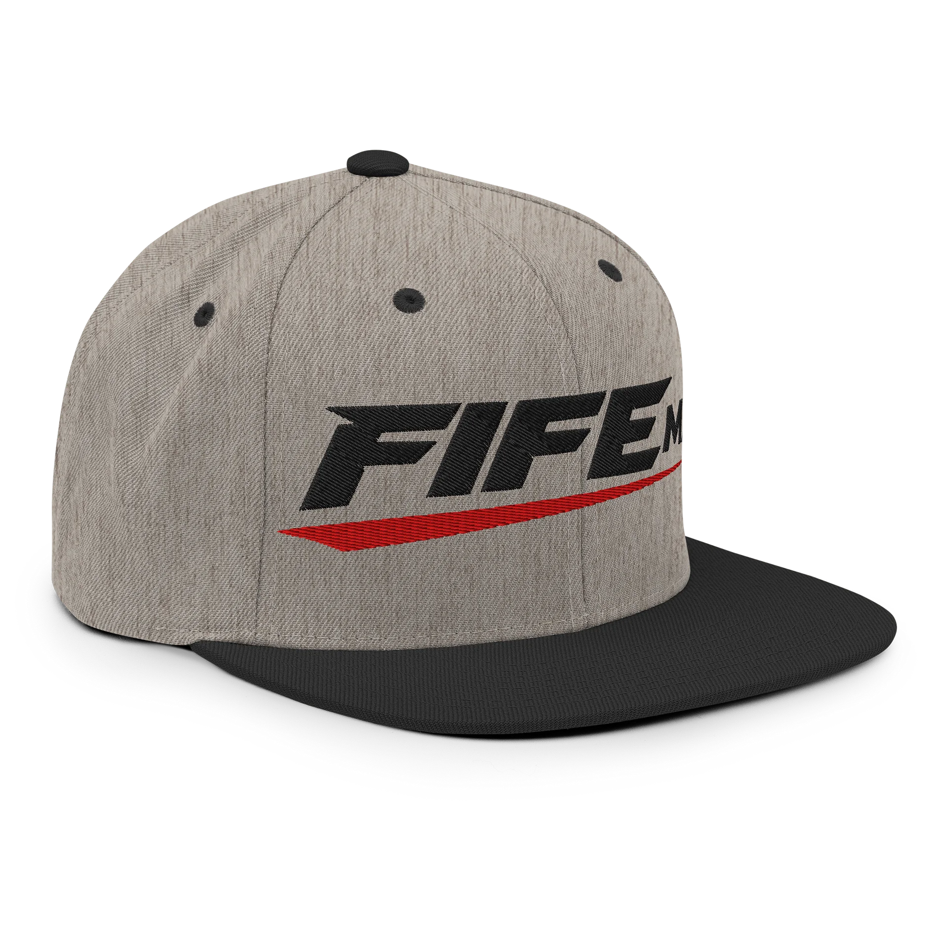 FifeMX 3D Stitch Snapback – Black Logo product image (17)