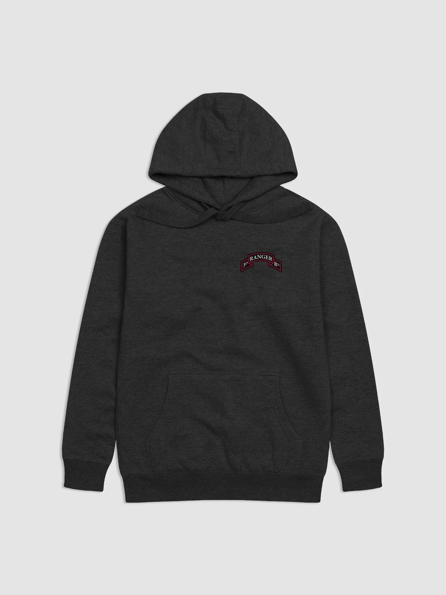 3rd Battalion, 75th Ranger Regiment: Black Hooded Sweatshirt product image (1)