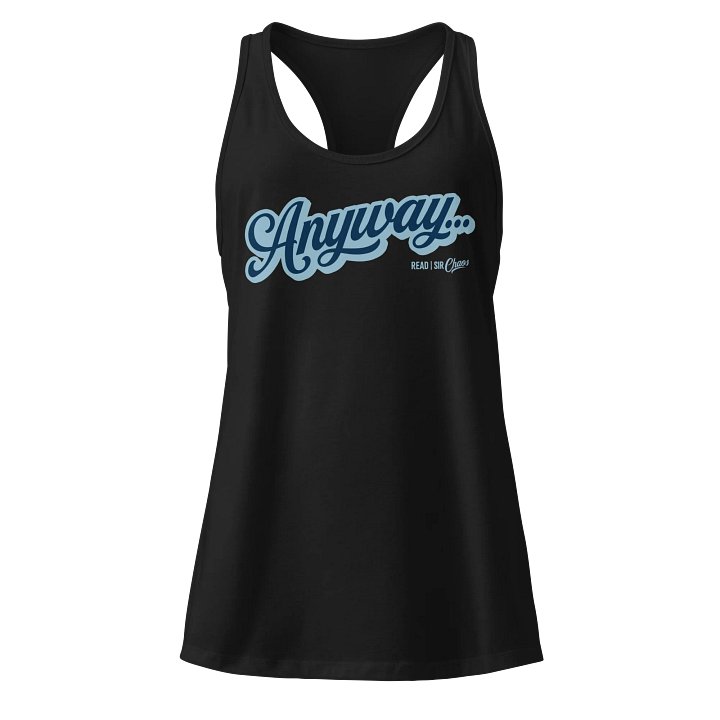 Anyway... Tank top (Blue on blue solid) product image (1)