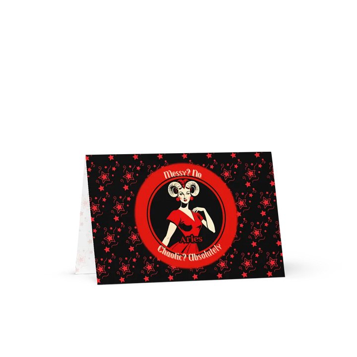 Aries 2025, Messy? No, Card product image (1)