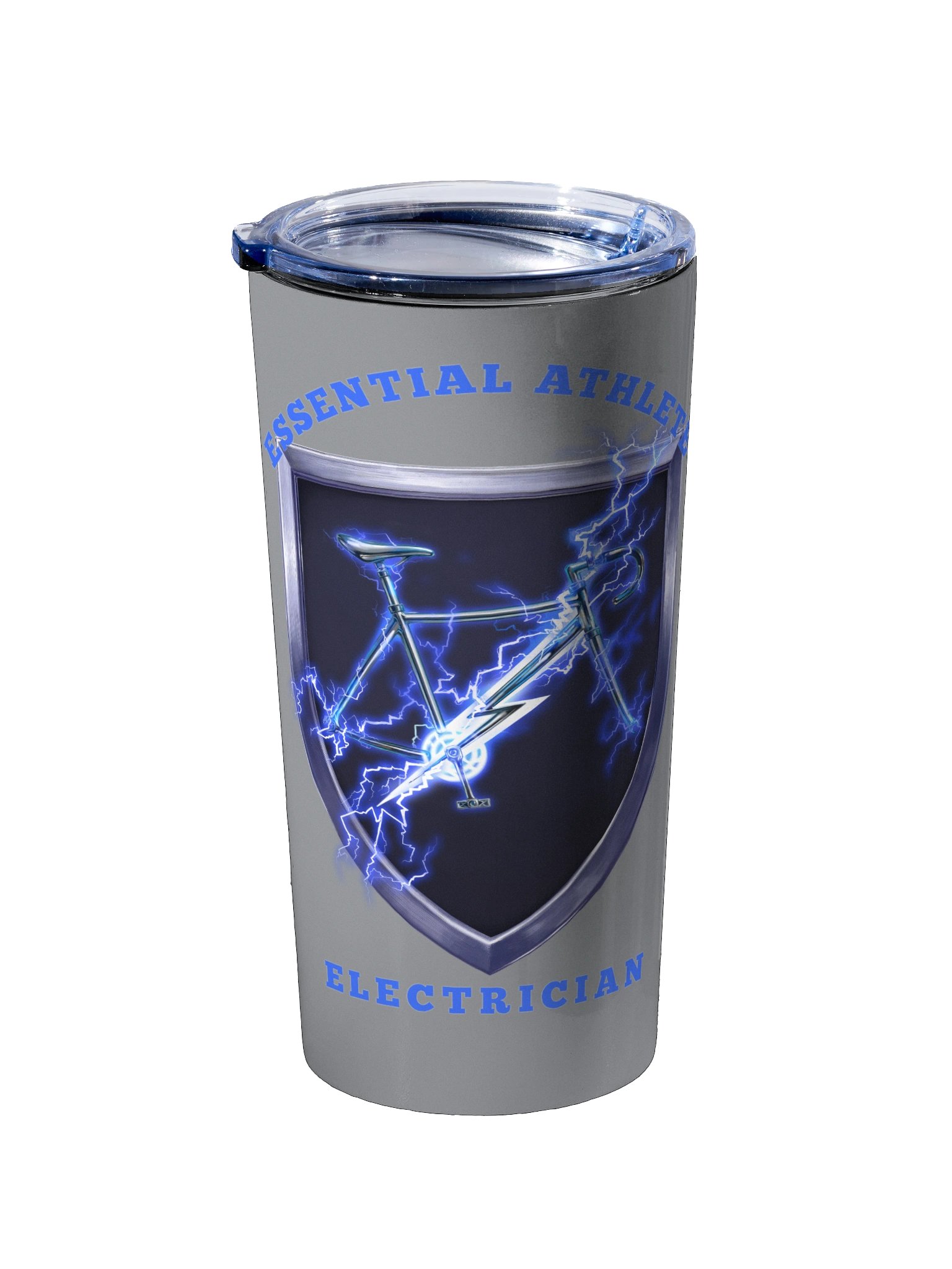Shield Series: Electrician Edition (Silver) Tumbler product image (2)