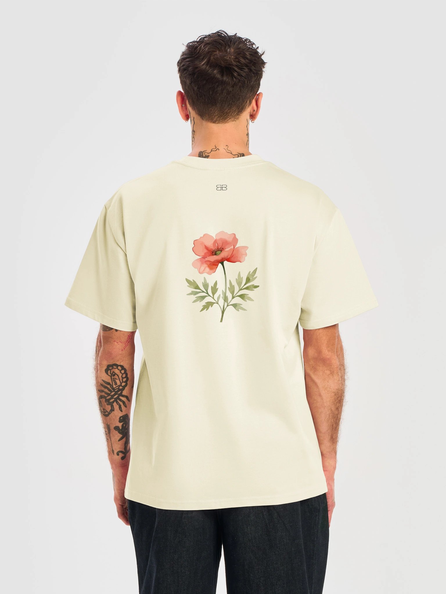 IBIZA Tall Red Flower T-Shirt product image (6)