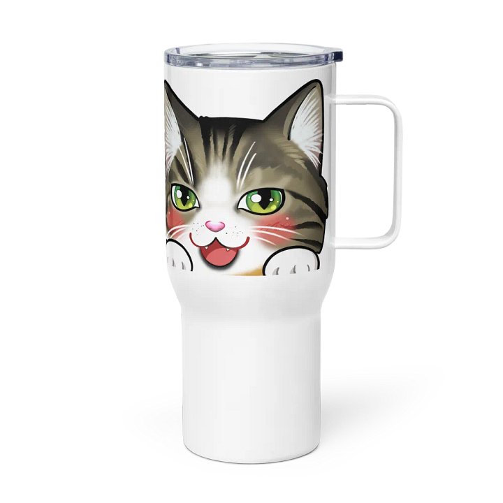 Cat Mug (Traveling With Handle) product image (1)