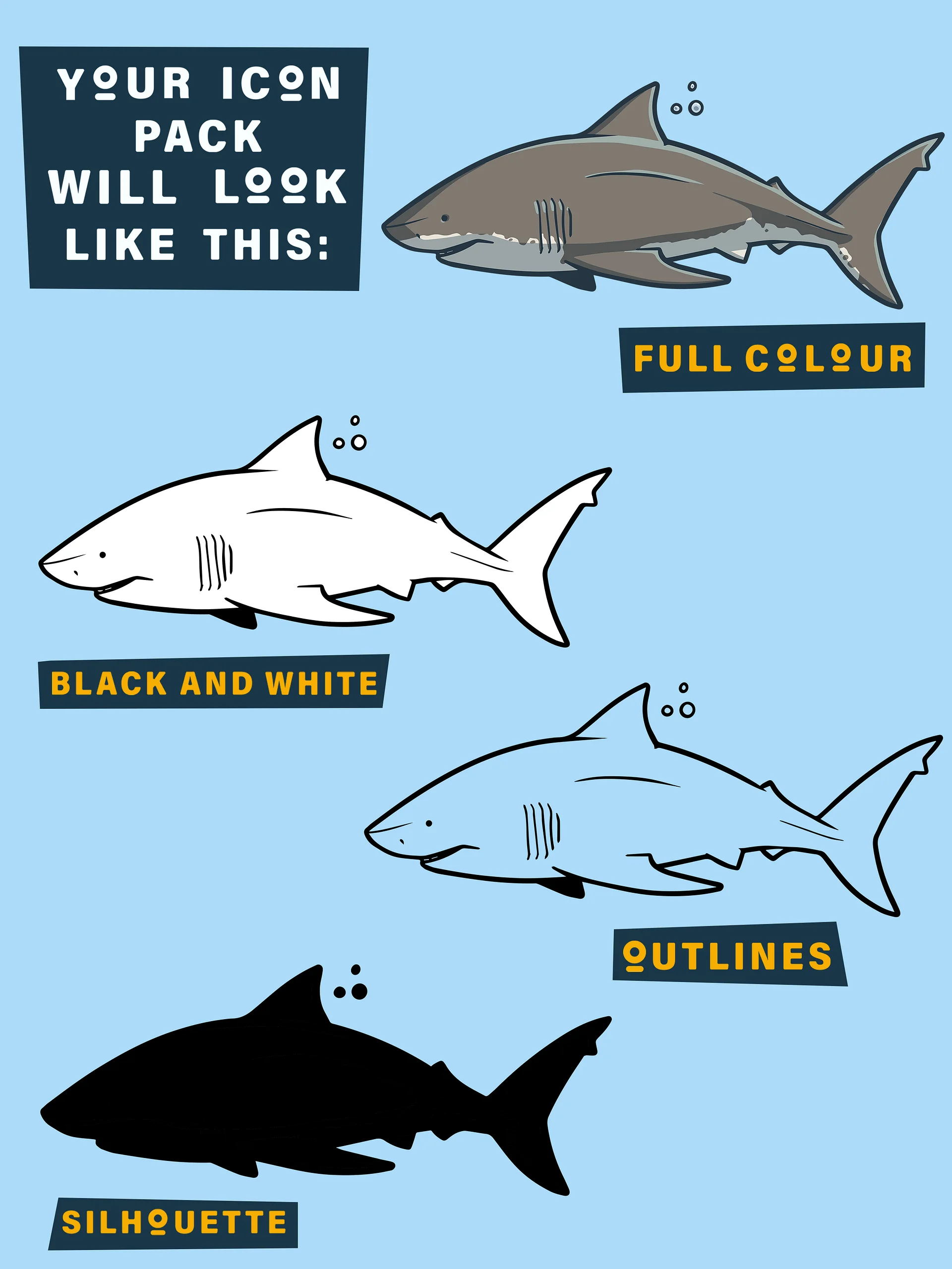 Sharks of the World - Icon Pack product image (6)