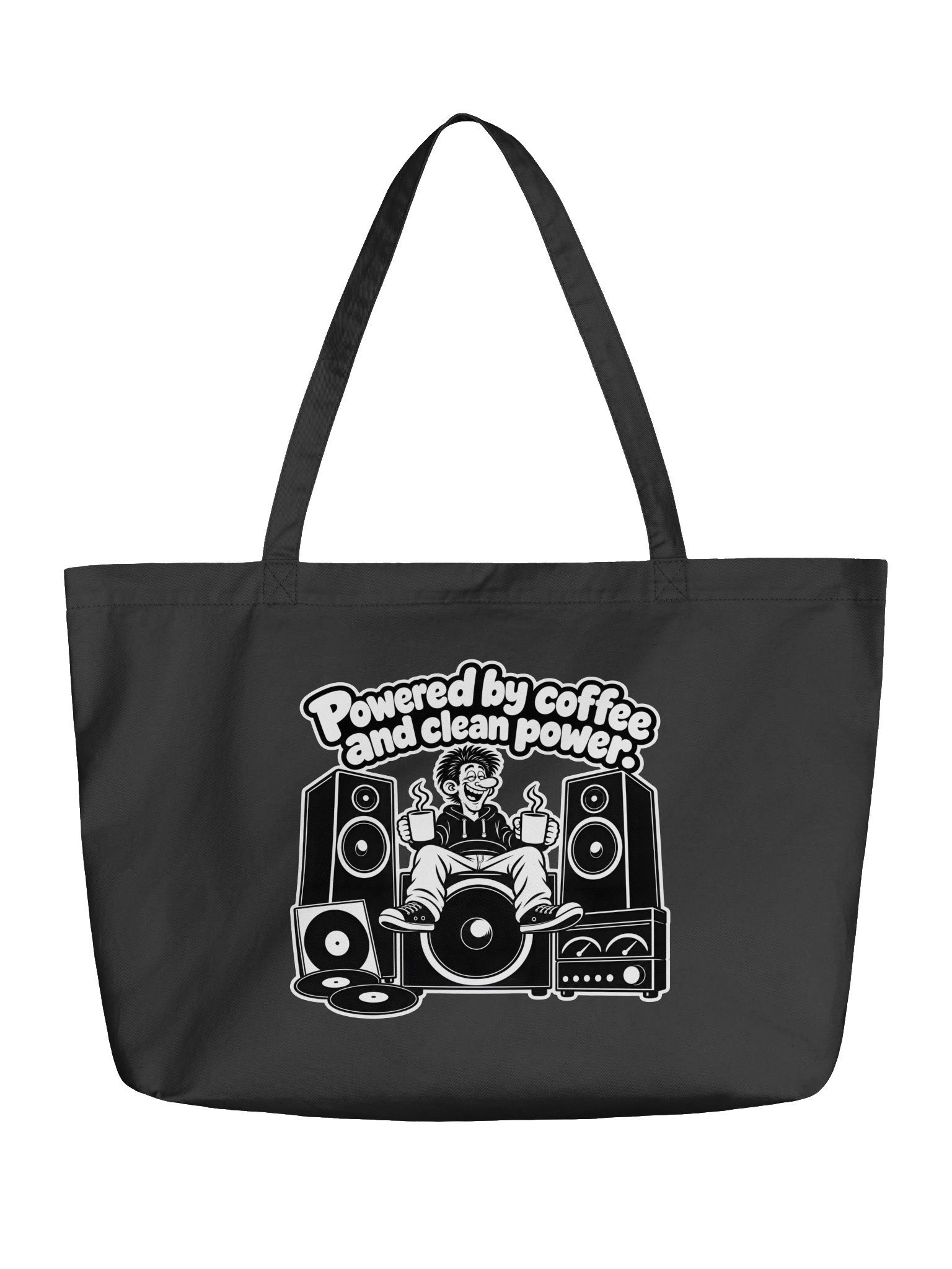 Powered By Coffee And Clean Power - Tote product image (1)