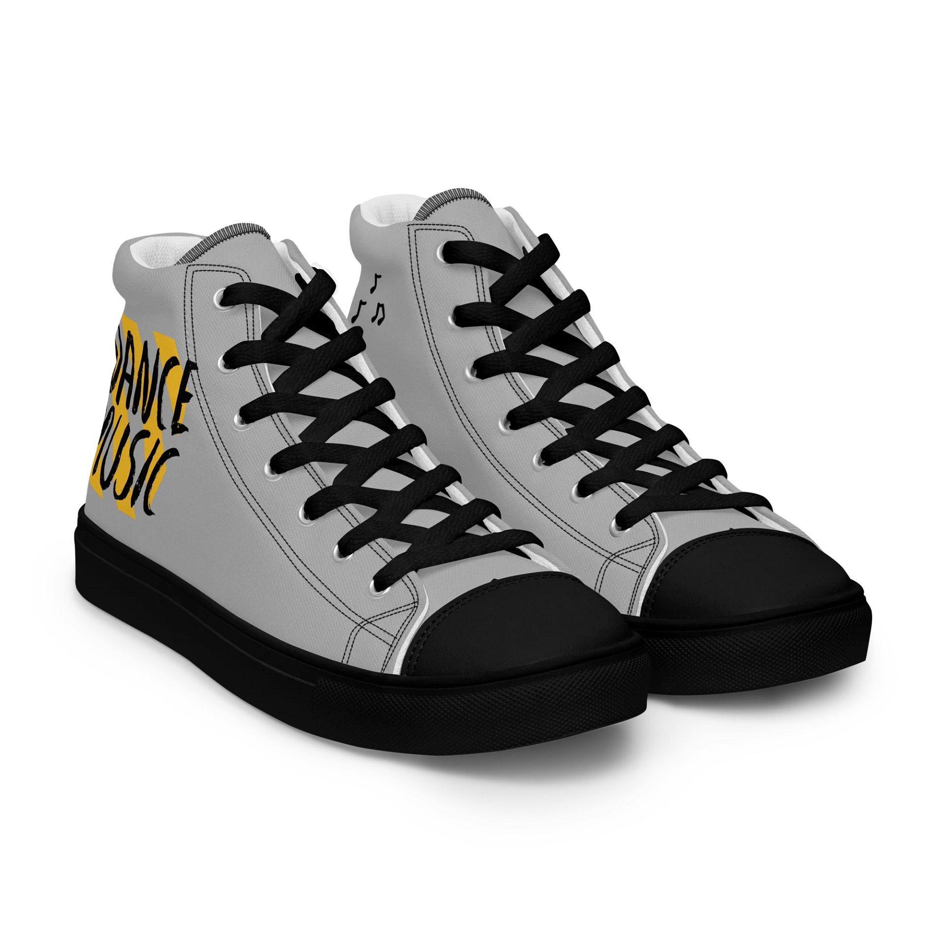 Retro Vibes High Top Canvas Shoes product image (9)