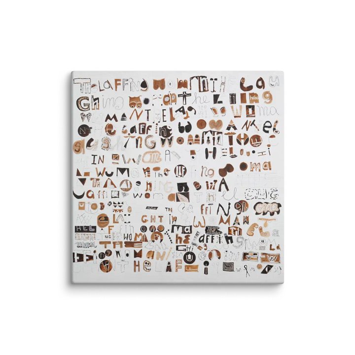 The Laughing Woman on Canvas (32" x 32") product image (1)