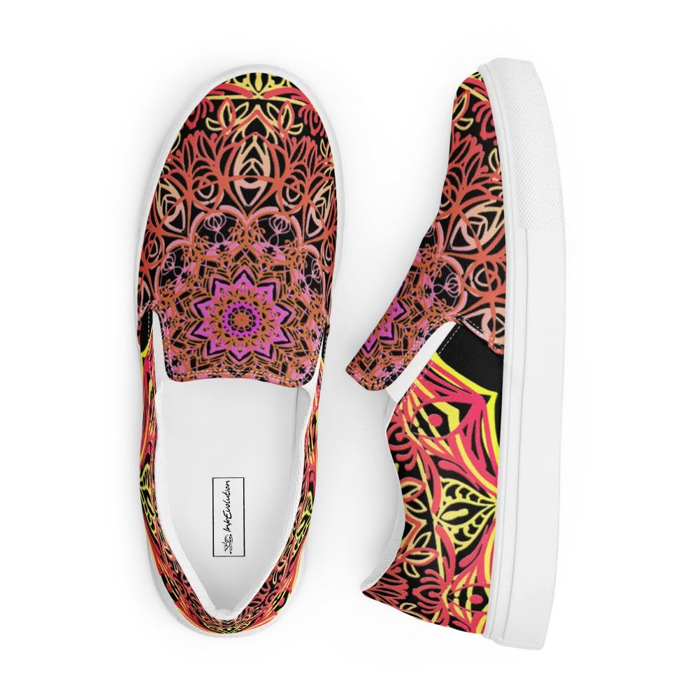 Radiant Mandala Slip-On Shoes product image (7)