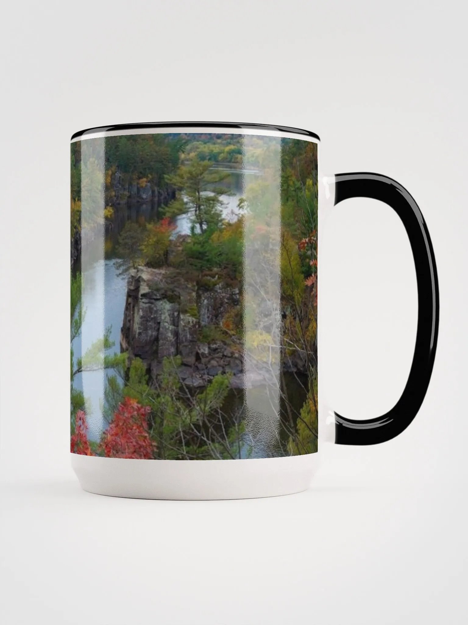 Fall on the St. Croix River Ceramic Mug - 15 oz. product image (1)