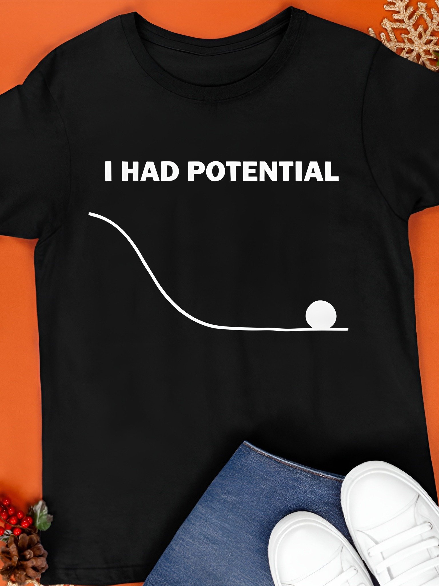 Rayan Gosling Wearing I Had Potential Shirt product image (1)