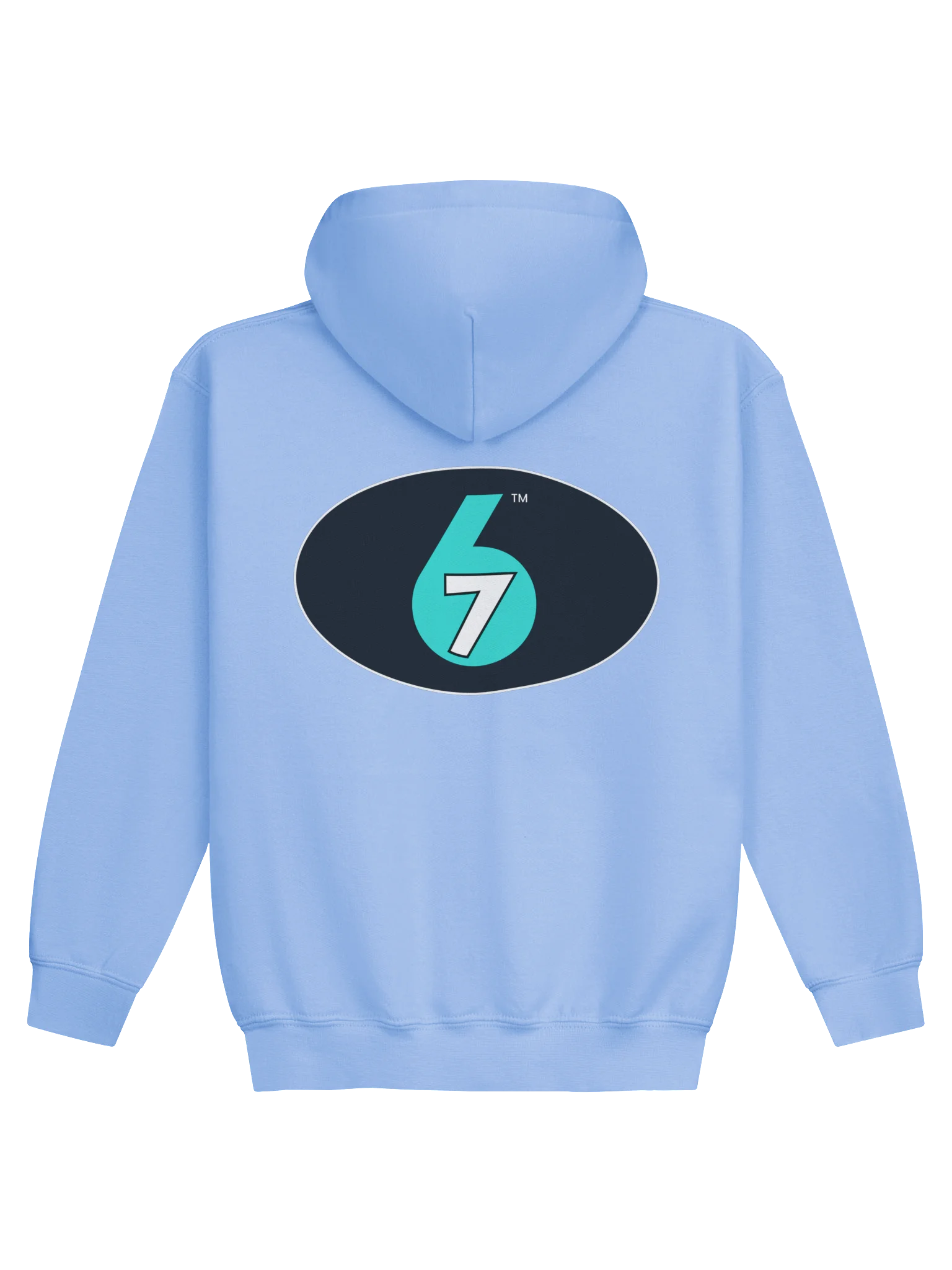 Kids Pullover Sweatshirt - Carolina Blue, Logo on Back product image (2)