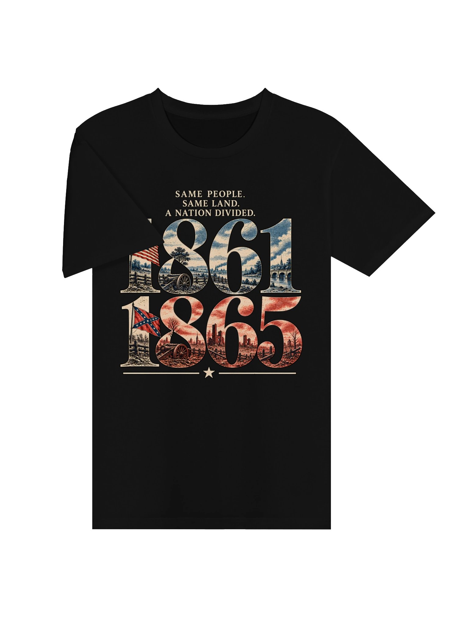 A Divided Nation Civil War T-Shirt product image (6)