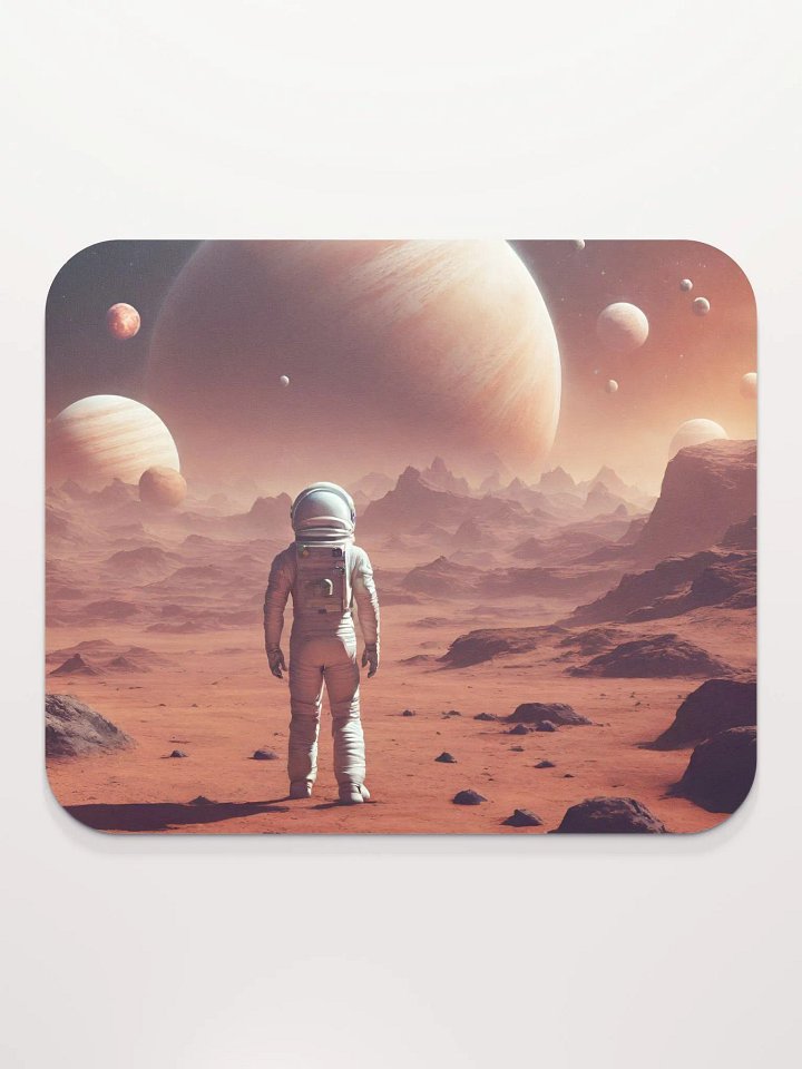 Astronaut On Alien Planet Mouse Mat product image (2)