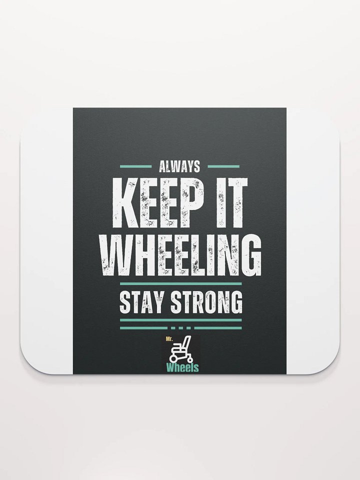 Wheelchair Motivation Mouse Pad product image (2)