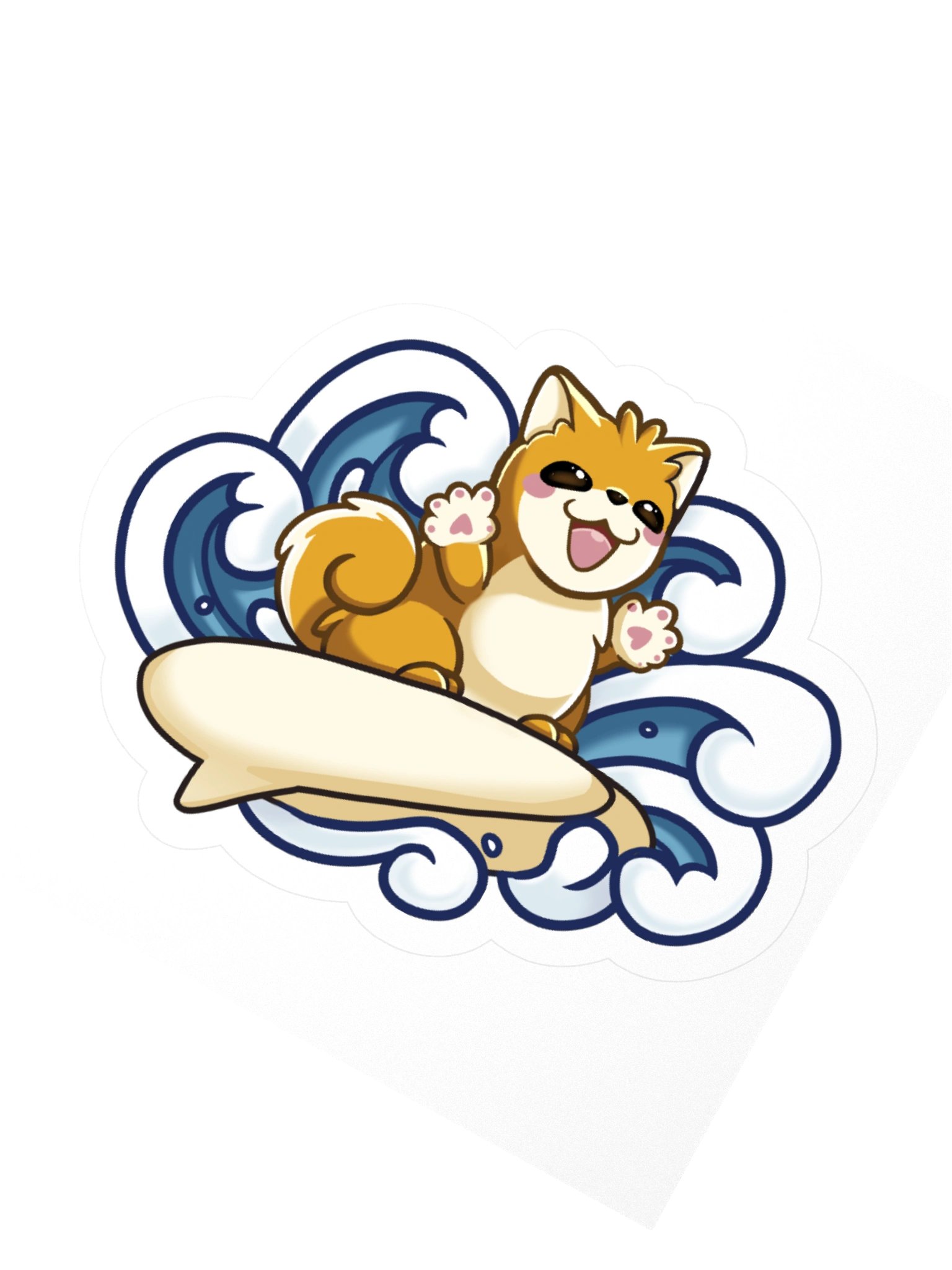 Surfing Jeff Sticker product image (2)