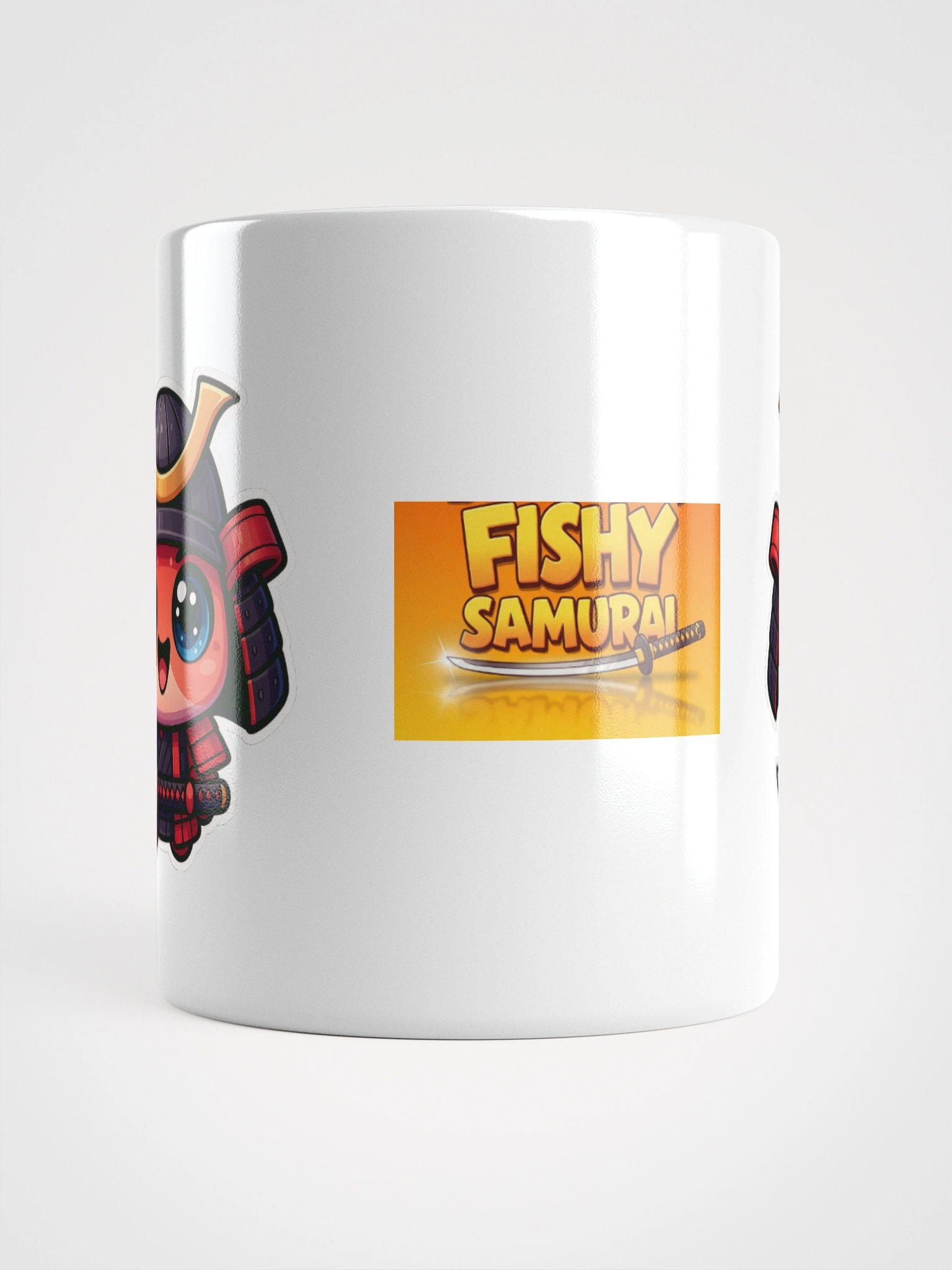 Blushing Samurai Fishy White Mug product image (14)