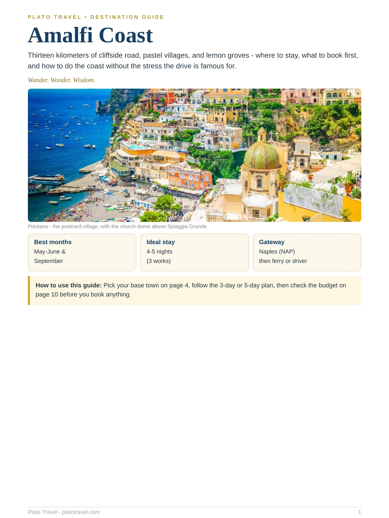 Amalfi Coast Travel Guide product image (1)