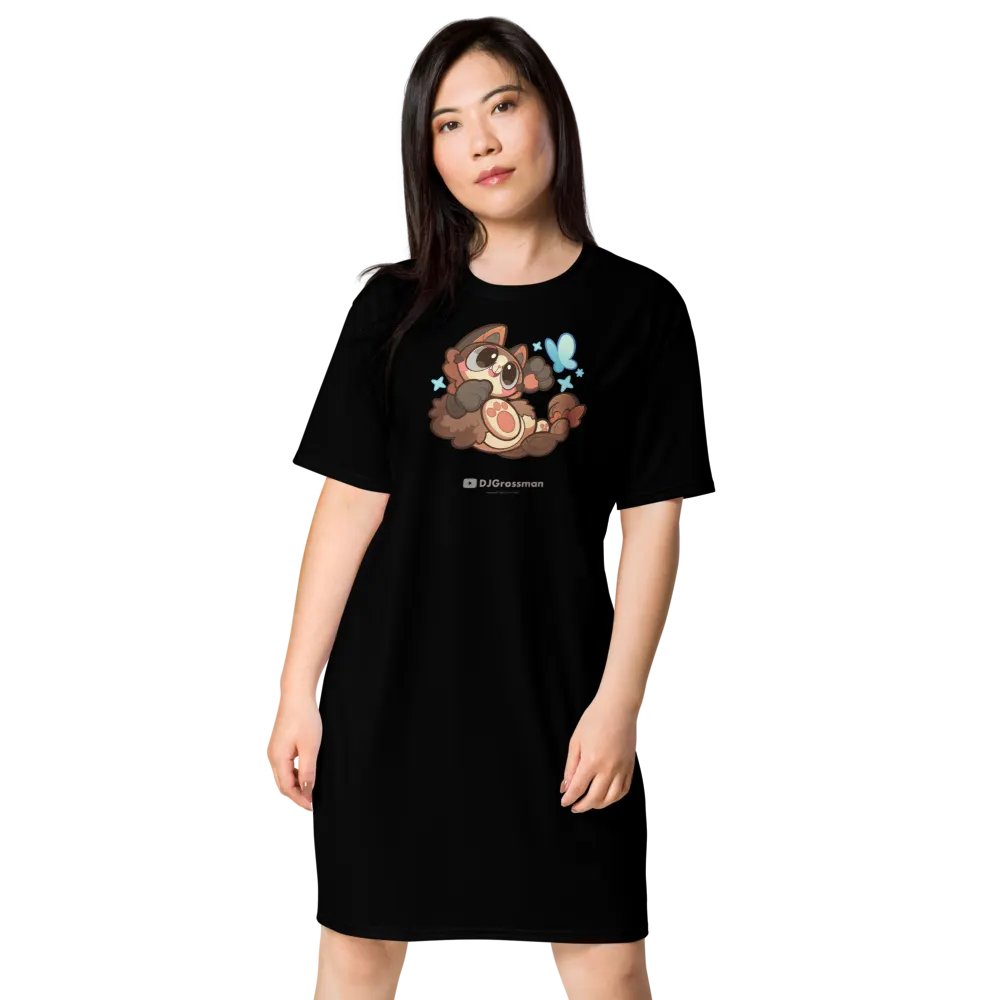 Playing Terra • T-shirt Dress (Black) product image (1)