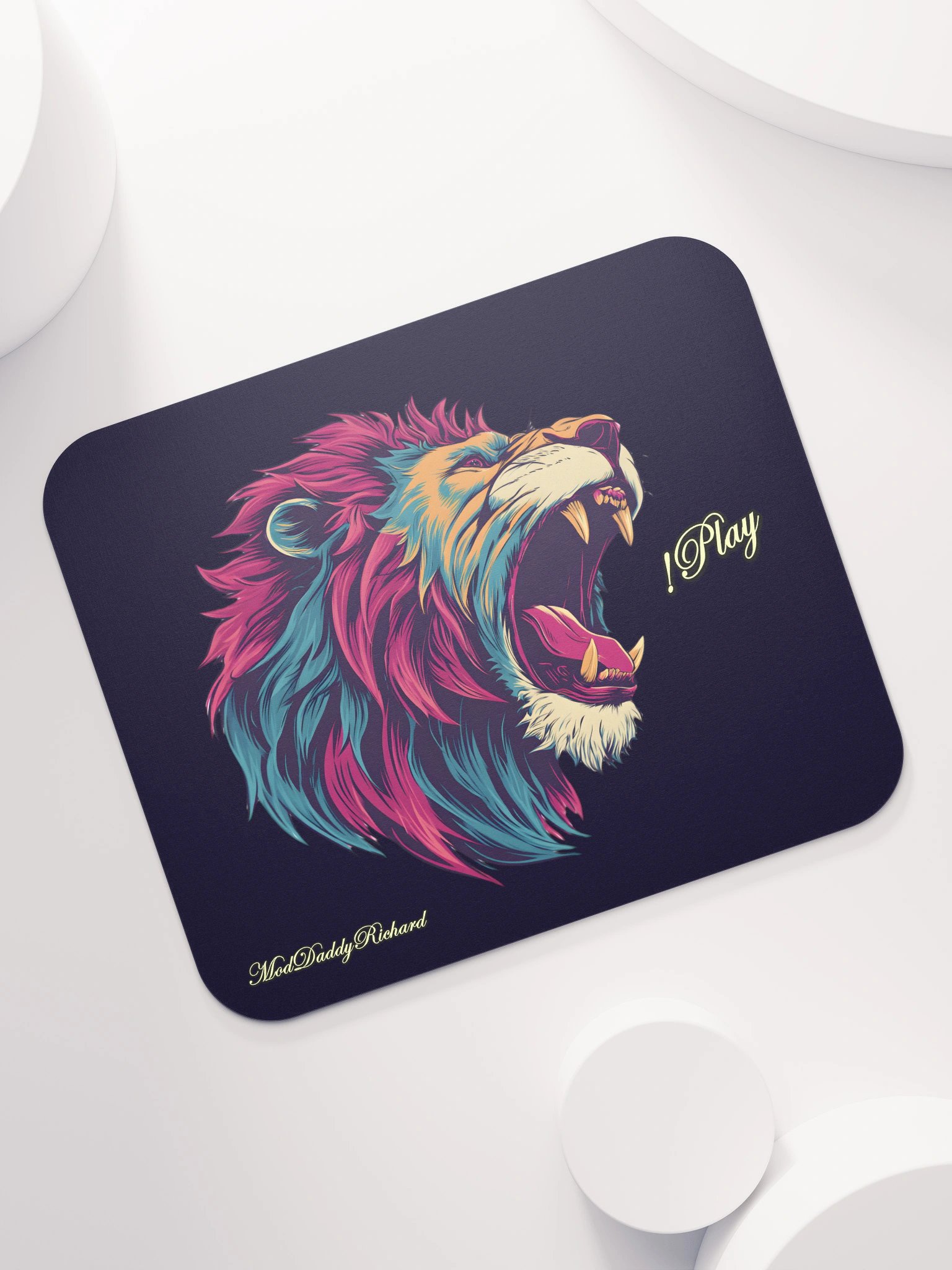 Lion's Play Mouse Mat product image (7)