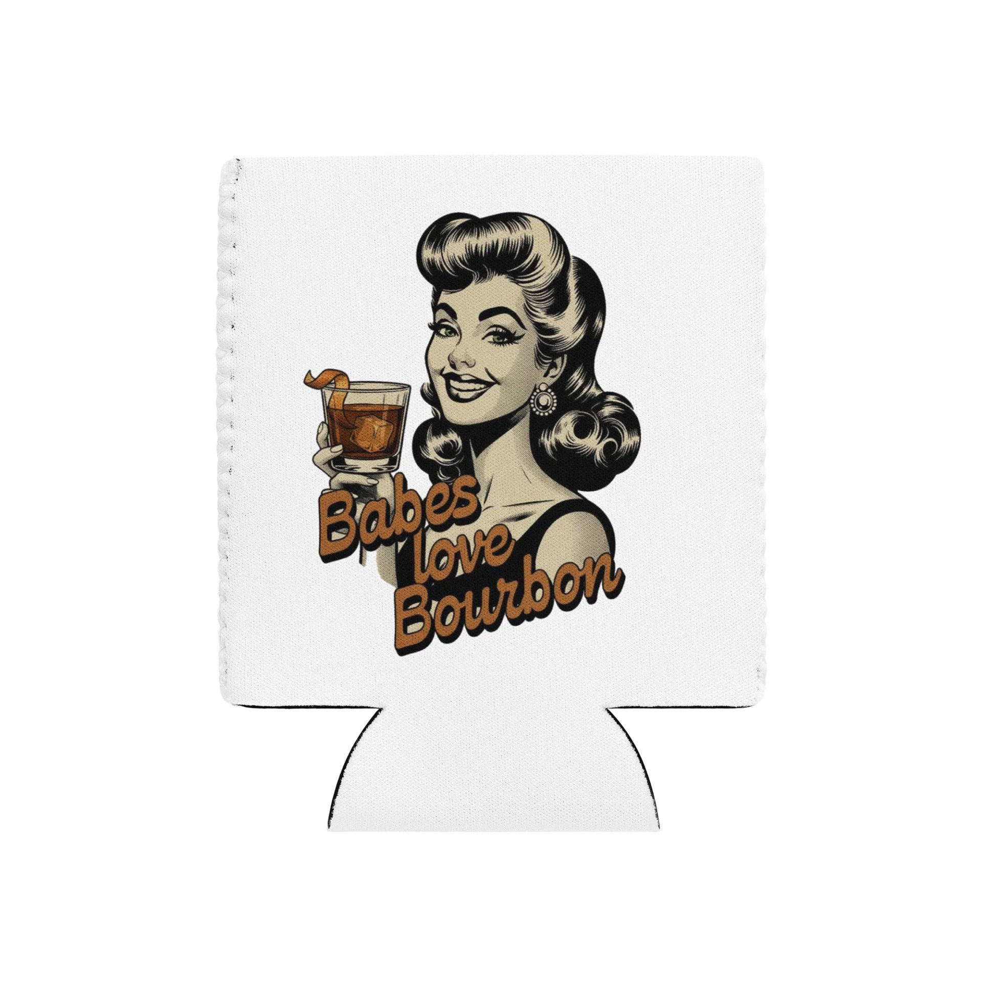 Babes Love Bourbon Coozie Can Cooler product image (1)
