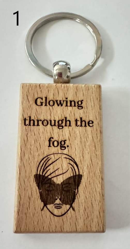 Wooden Engraved Illness Awareness Keychains | Chronic Pain, Cancer, & More (6) product image (1)