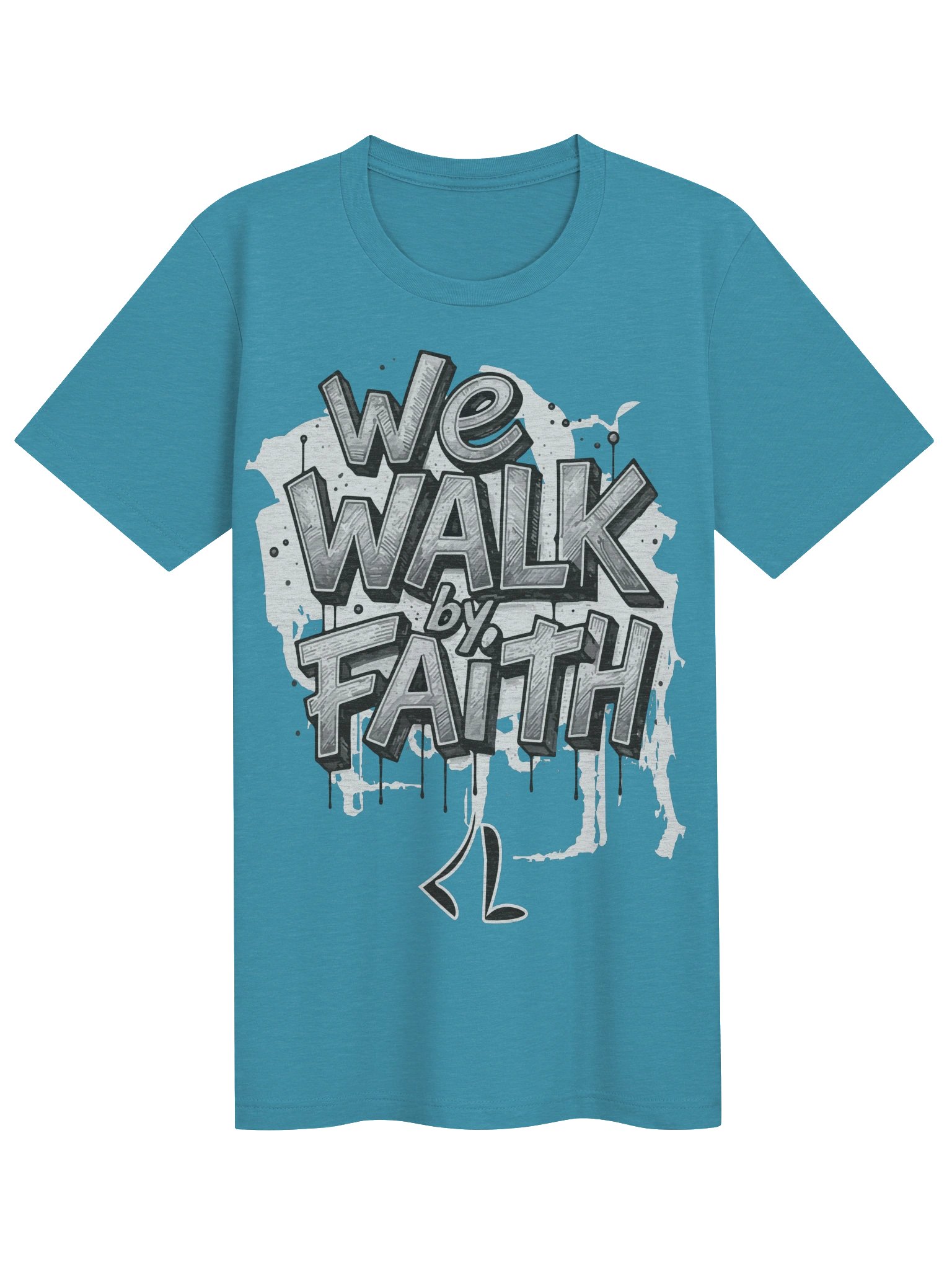 We Walk by Faith T-shirt product image (10)