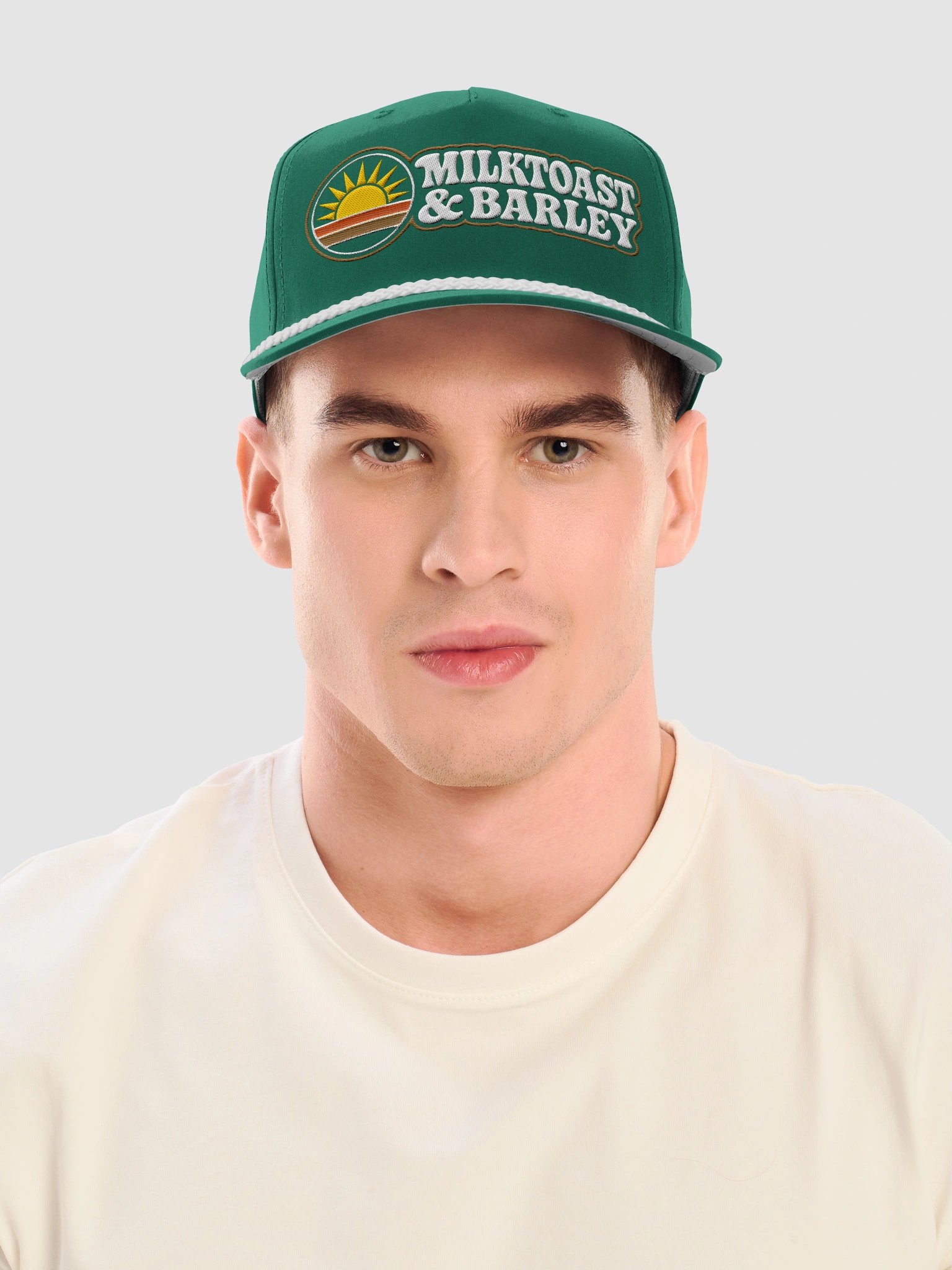 Milktoast & Barley Crest Rope Baseball Cap product image (5)