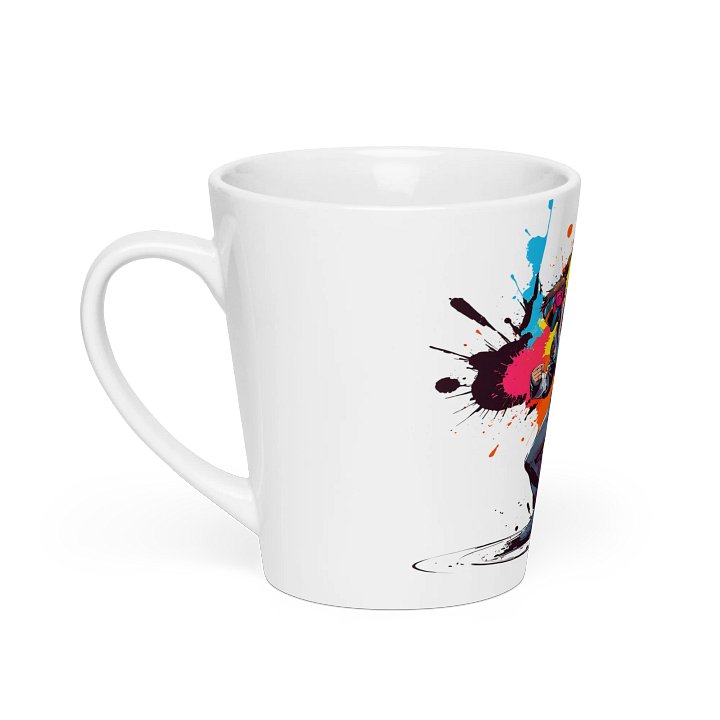 Latte Mug ( D_0144_Color Kick Taekwondo Boy of the Streets ) product image (1)