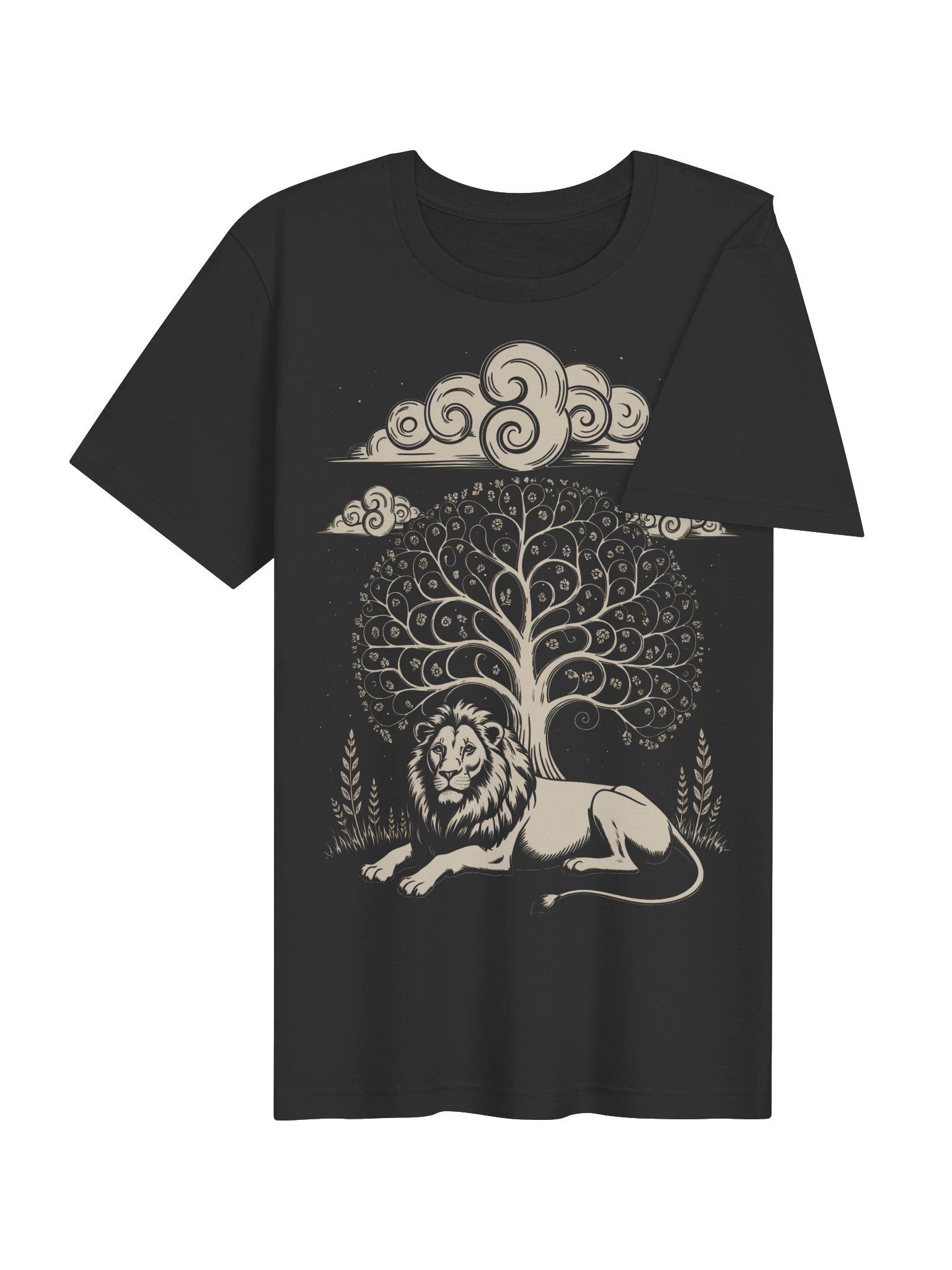 Lion Tree of Life Tee, Spirit Animal Shirt product image (5)