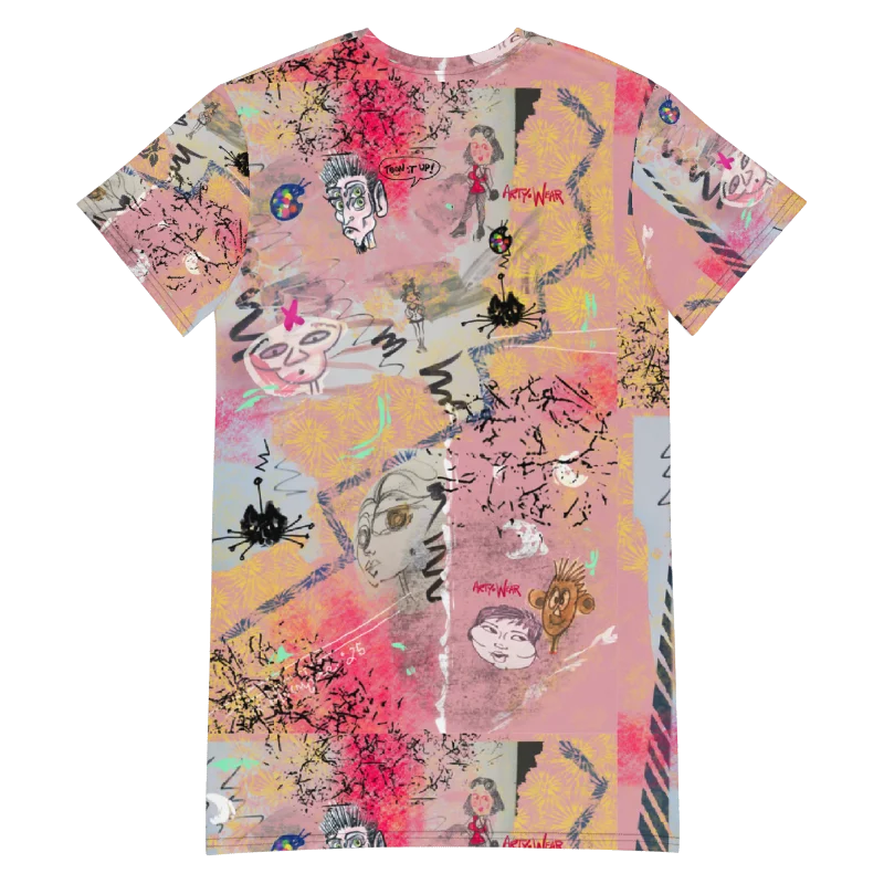 Toon it Up! T-Shirt Tunic Dress 'Rosie Toons' product image (2)