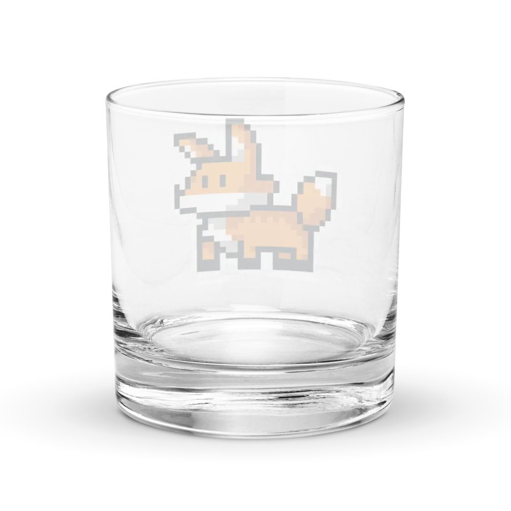 Pixel Fox Rocks Glass product image (4)