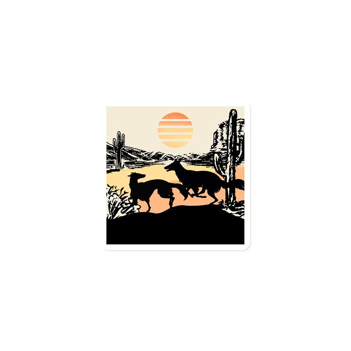 Silhouette Series: Sunrise Romp - Magnet product image (1)
