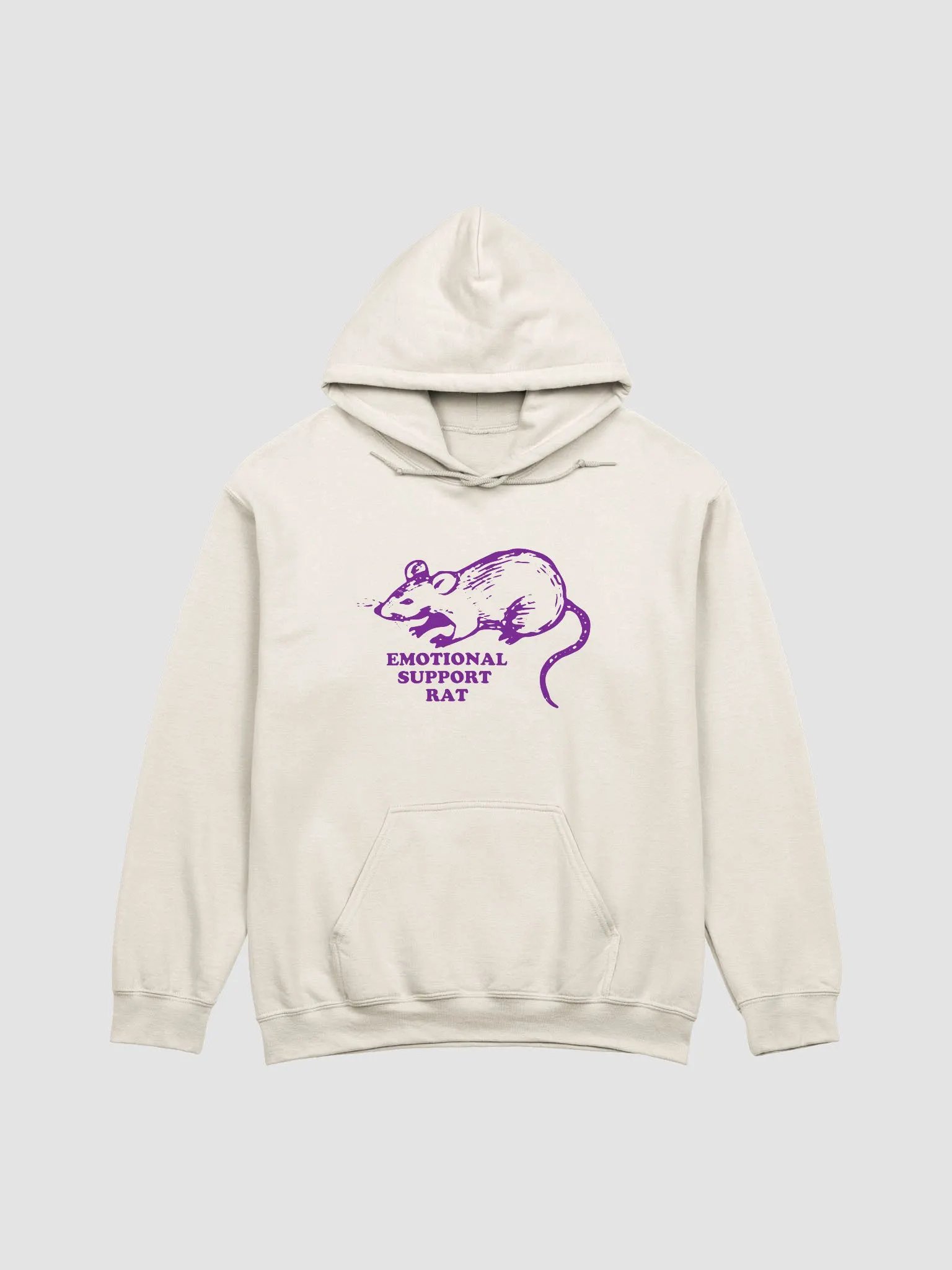 Emotional support rat Hoodie product image (1)