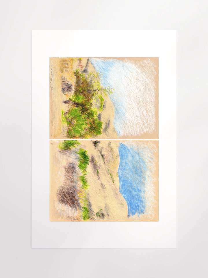 Leo Carillo State Park, CA #1 & #2 (diptych) 09.08.86 print product image (2)