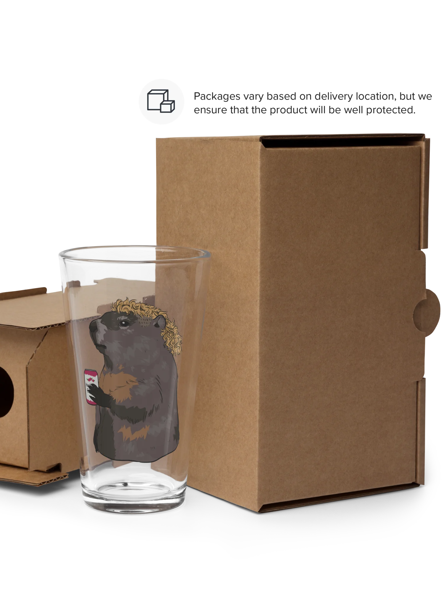 Hog n' Cider pint glass product image (6)