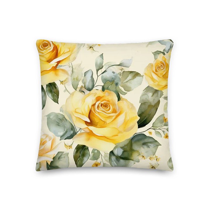 The Yellow Rose: Decorative Pillow product image (1)