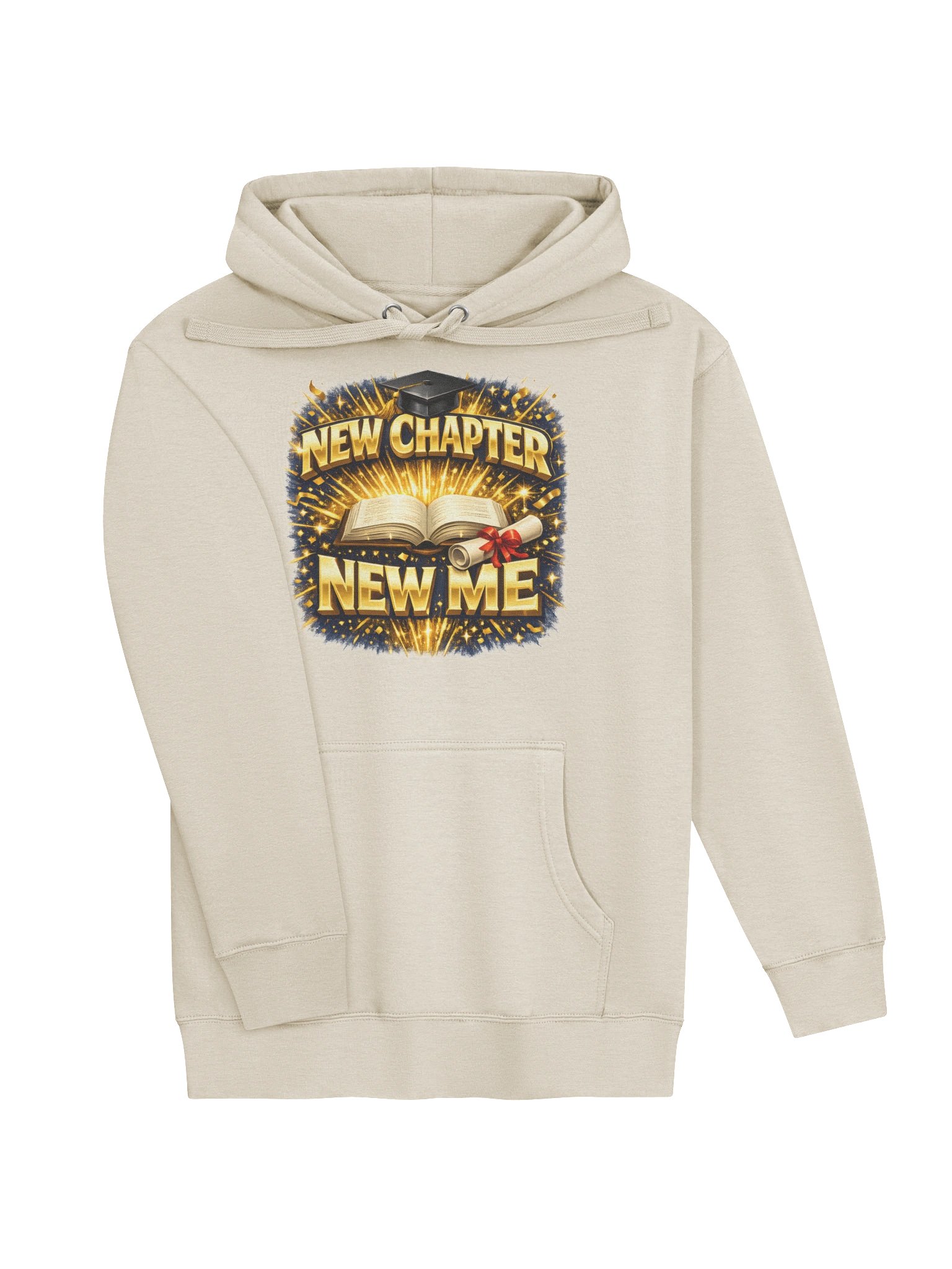 New Chapter New Me — Cotton Heritage Unisex Graduation Hoodie product image (3)