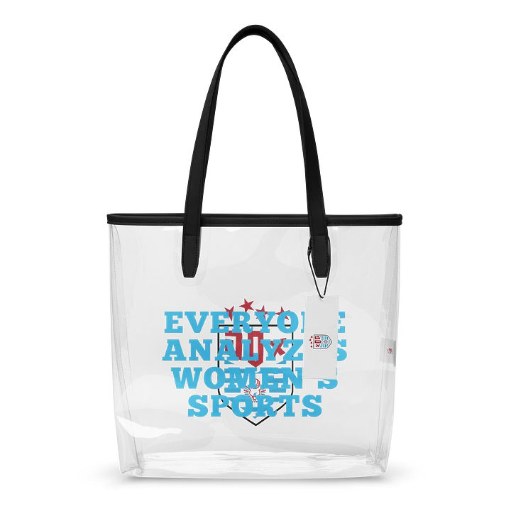 Everyone analyzes women's sports clear stadium bag product image (1)