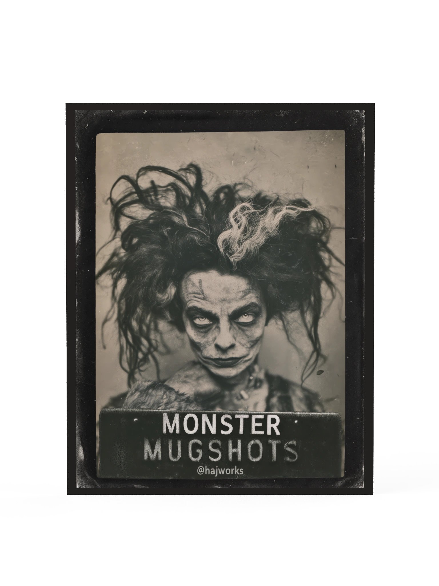 Monster Mugshots No. 008 — Matte Art Print product image (1)