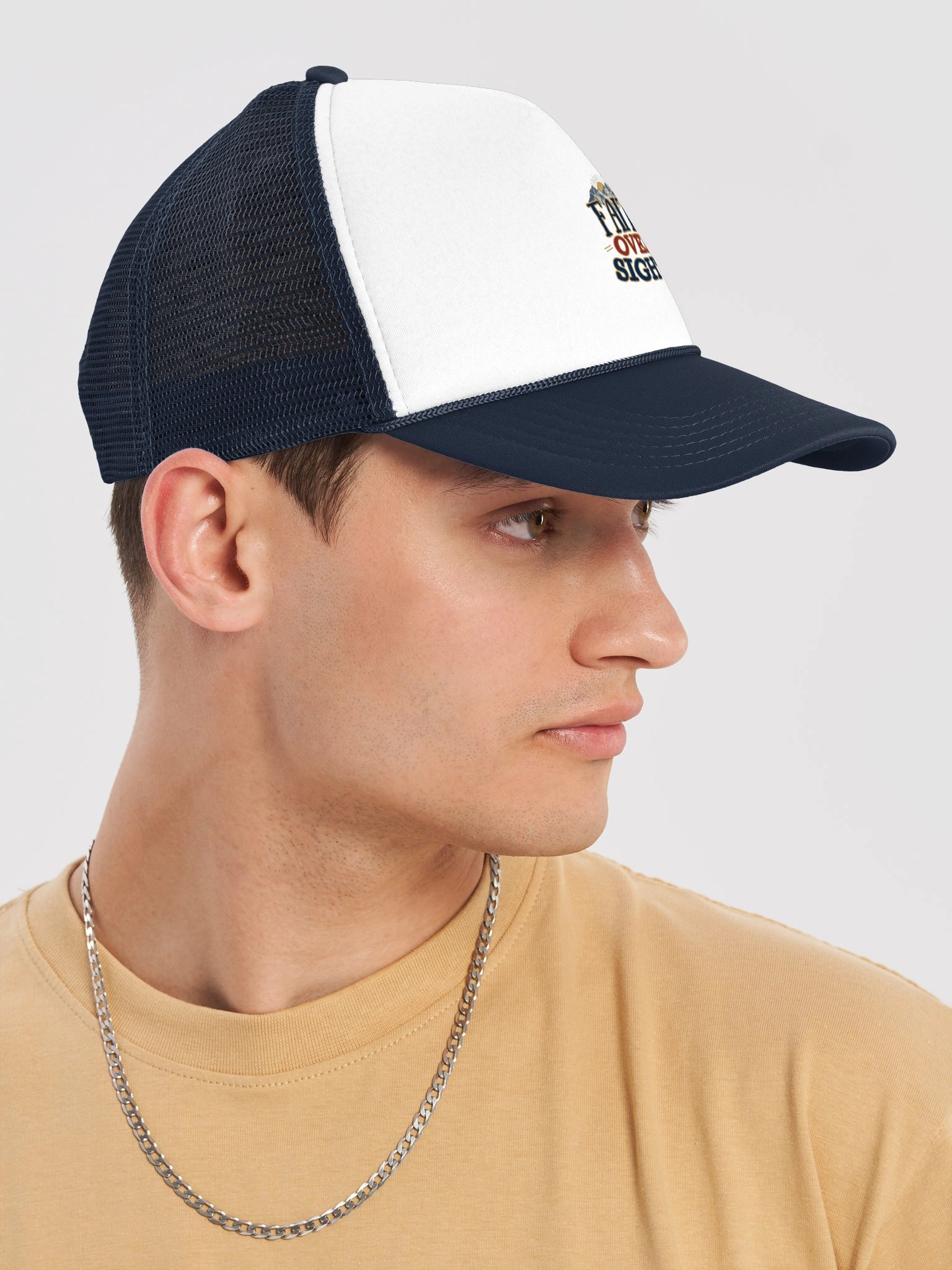 Faith Over Sight | Premium Embroidered Cap product image (6)