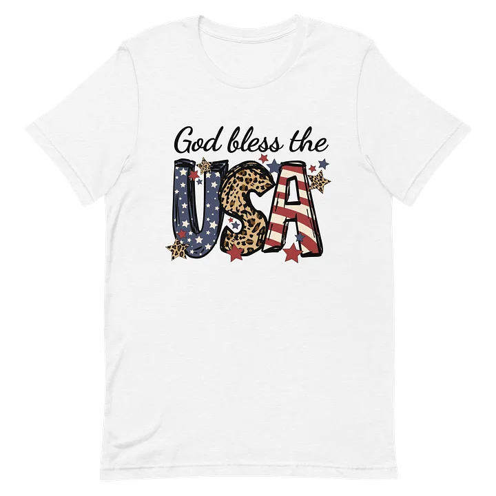 USA Stars & Stripes Leopard Tee product image (9)