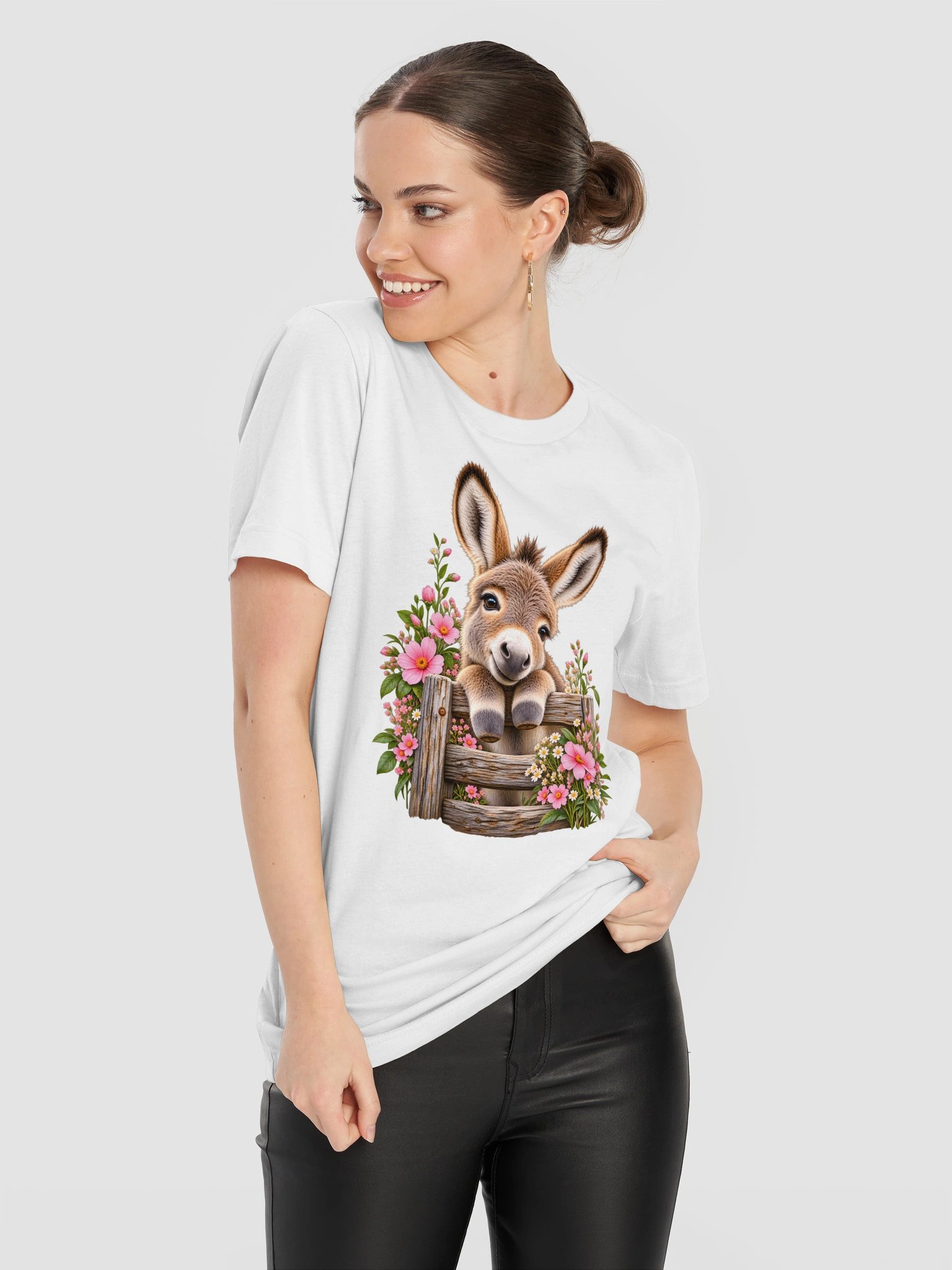 Baby Donkey Faith T-Shirt – Psalm 28:7 🌸🫏 product image (11)