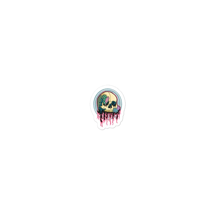 Drippy Succulent Skull II Sticker product image (2)