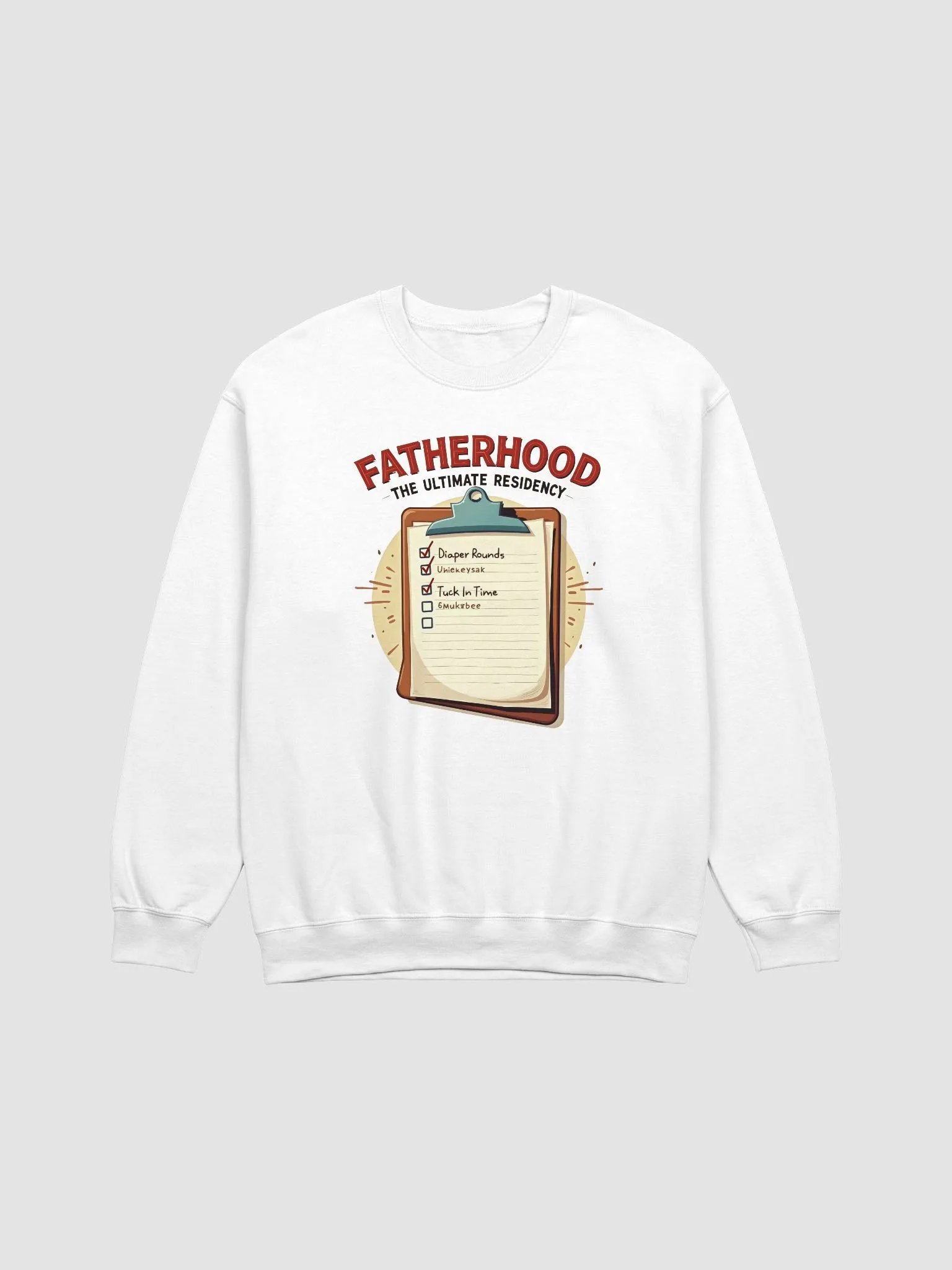 Fatherhood: The Ultimate Residency Crewneck Sweatshirt product image (8)